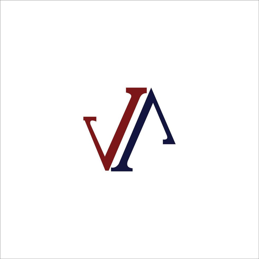 inicial letra Virginia logo o AV logo vector diseño modelo