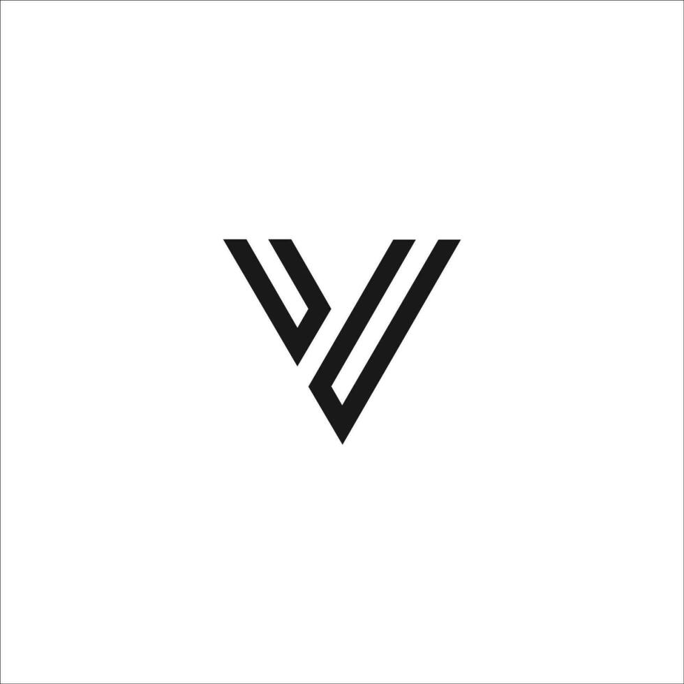 Initial letter v logo vector design template