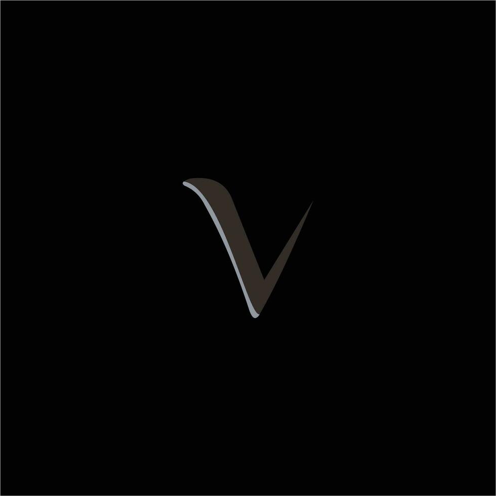 Initial letter v logo vector design template