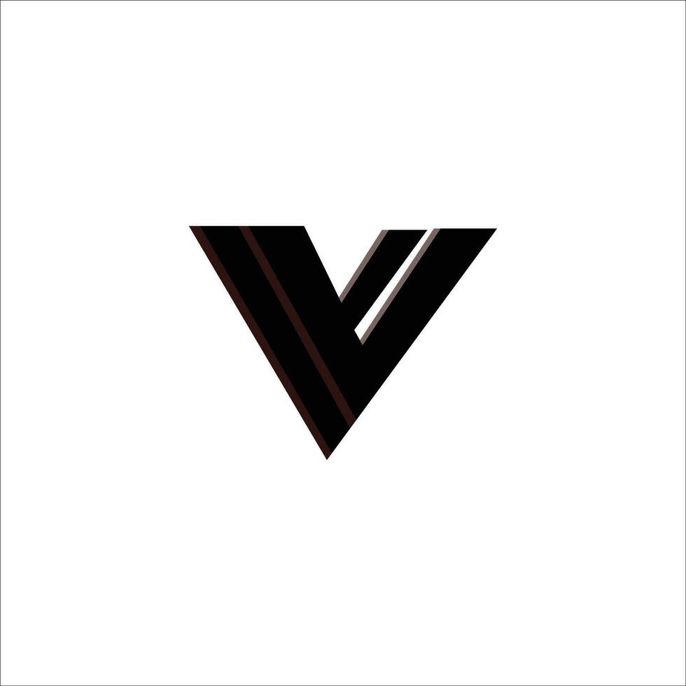 Initial letter v logo vector design template