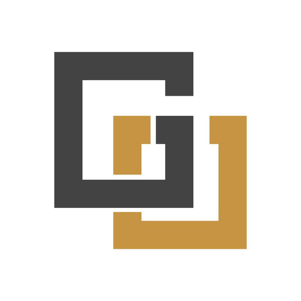 Initial ug letter logo vector template design. Linked letter gu logo design. Simple ug vector template.