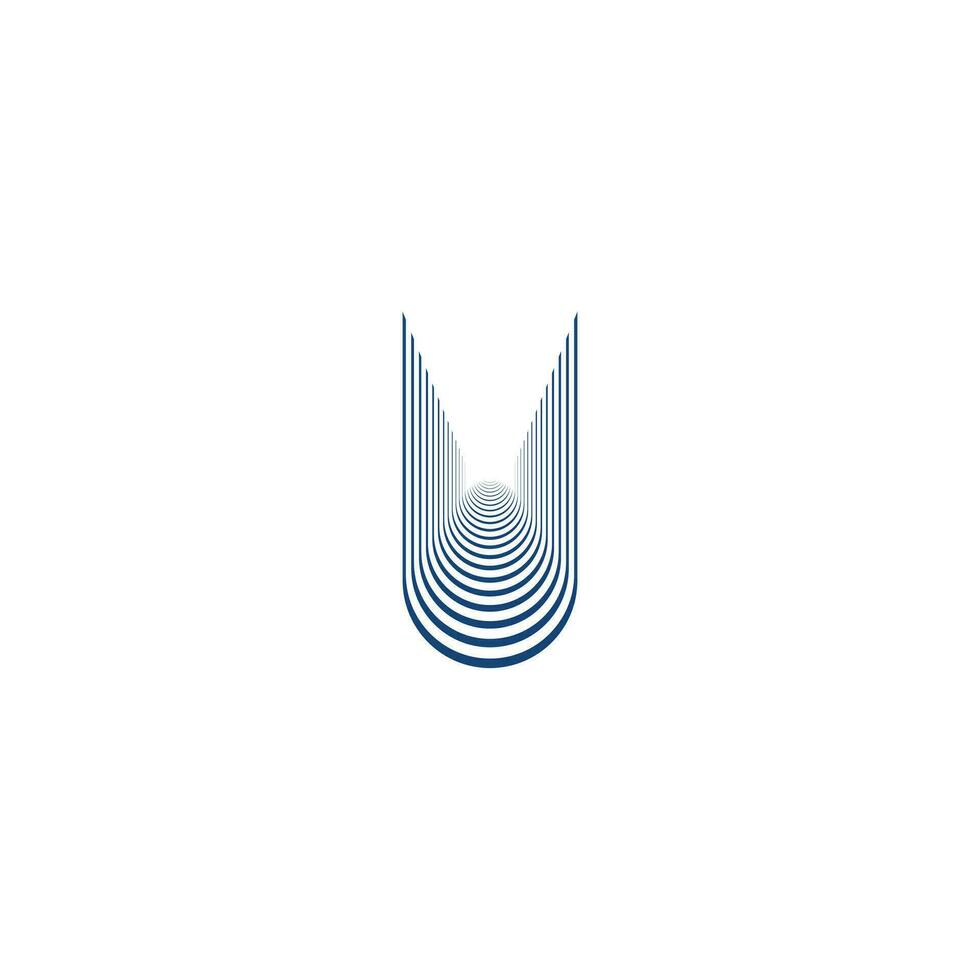 Alphabet letters Initials Monogram logo UU, U vector