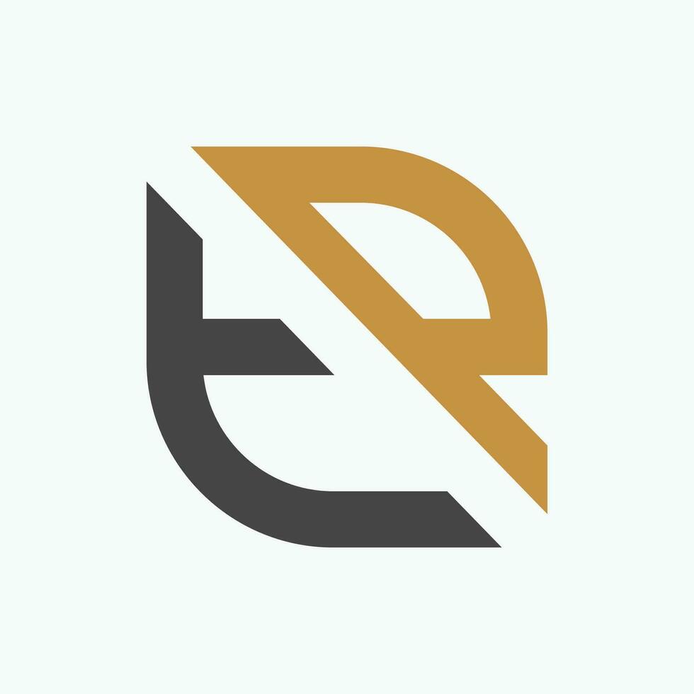 Creative abstract letter pt logo design. Linked letter tp logo design. vector
