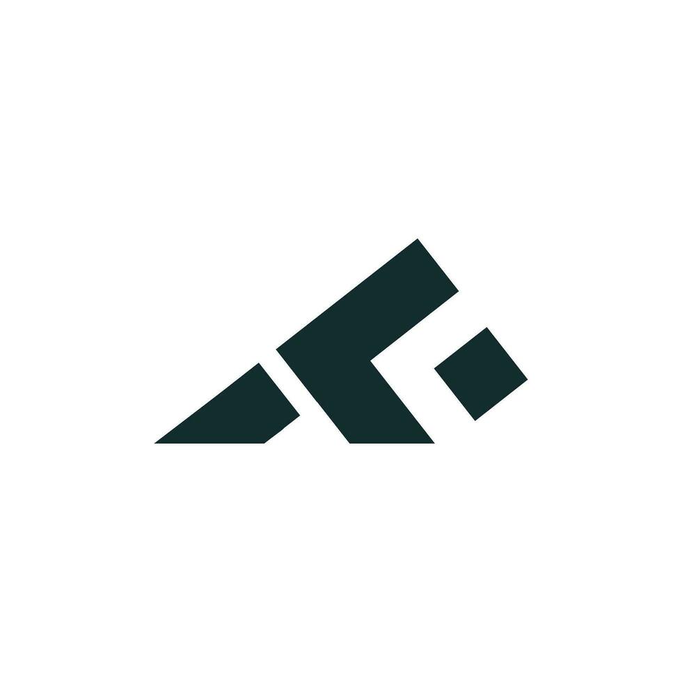 Initial letter tf logo or ft logo vector design template
