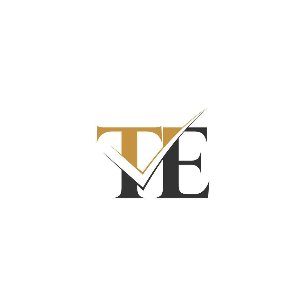 ET, TE, E AND T Abstract initial monogram letter alphabet logo design vector