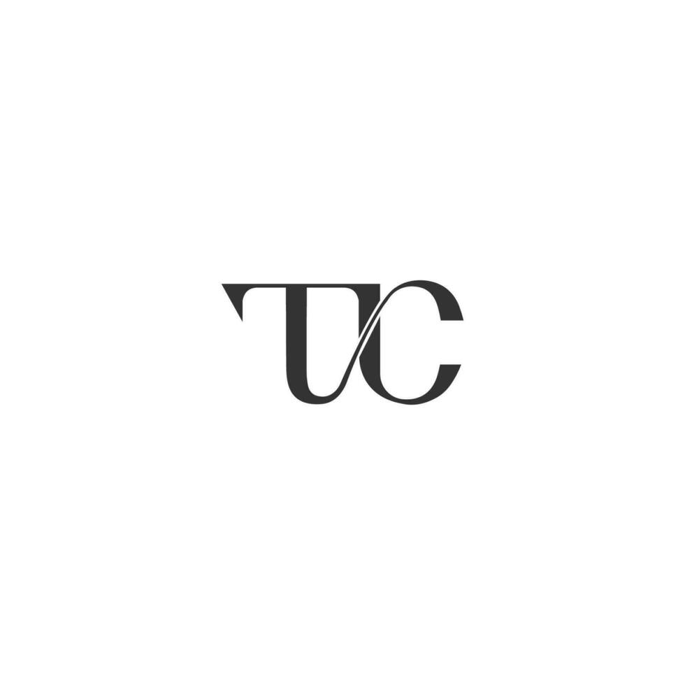 TC, CT, T AND C Abstract initial monogram letter alphabet logo design vector