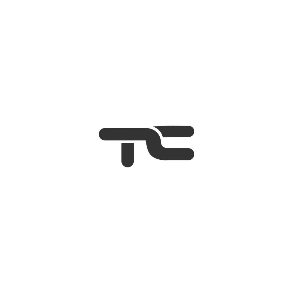 TC, CT, T AND C Abstract initial monogram letter alphabet logo design vector