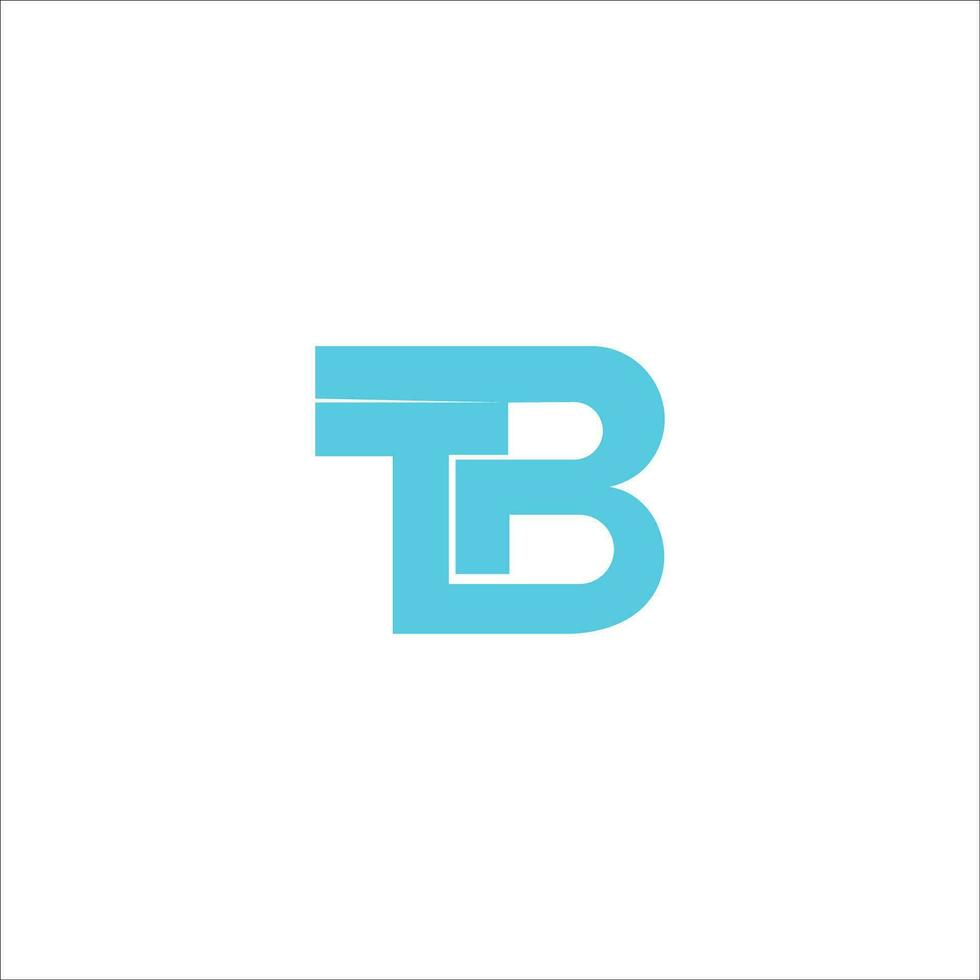 Initial letter tb logo or bt logo vector design templates