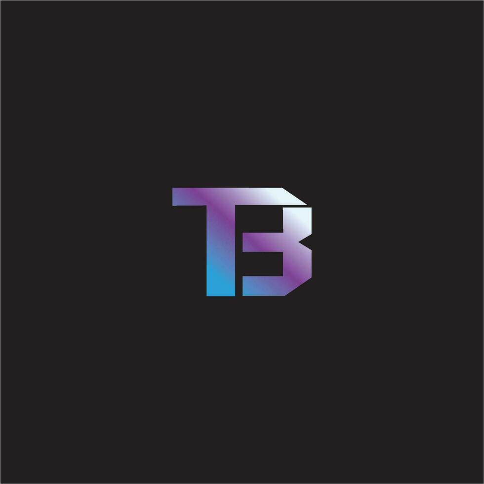 Initial letter tb logo or bt logo vector design templates