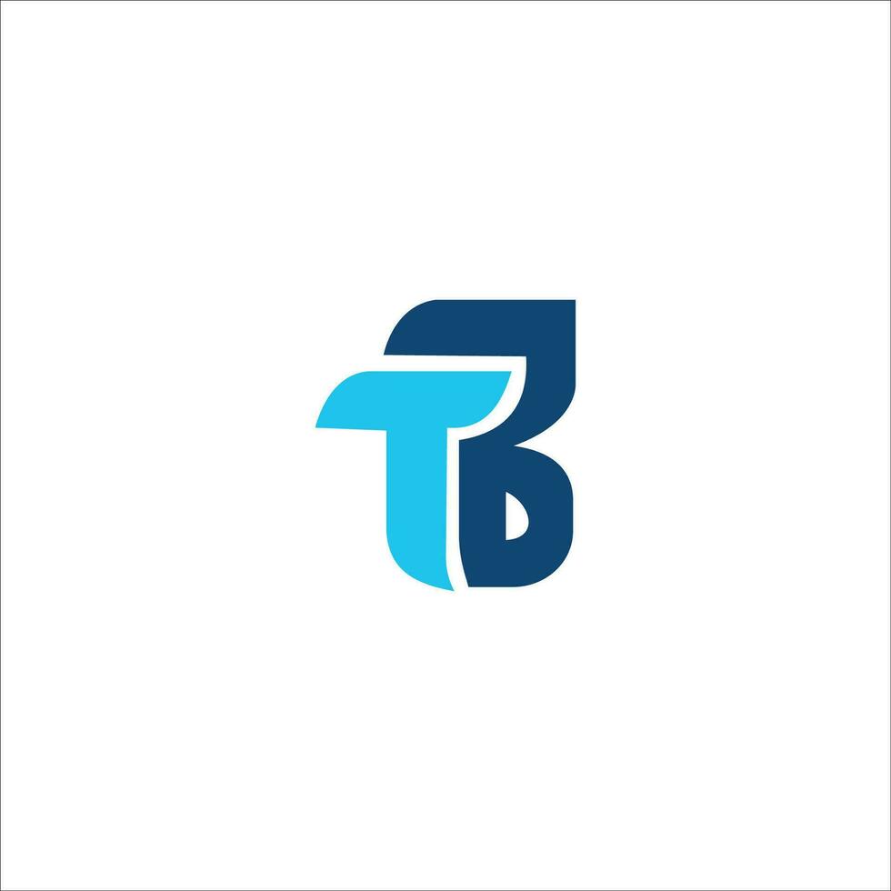 Initial letter tb logo or bt logo vector design templates