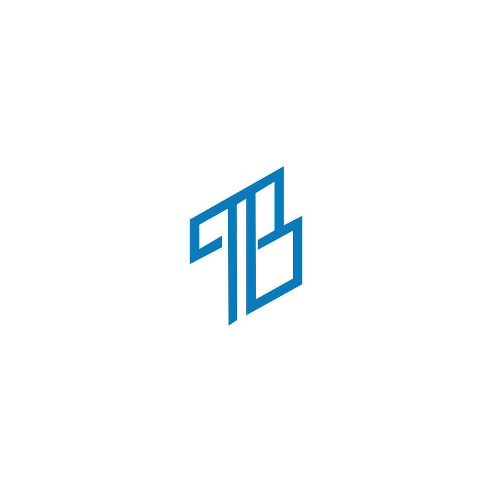 Initial letter tb logo or bt logo vector design templates