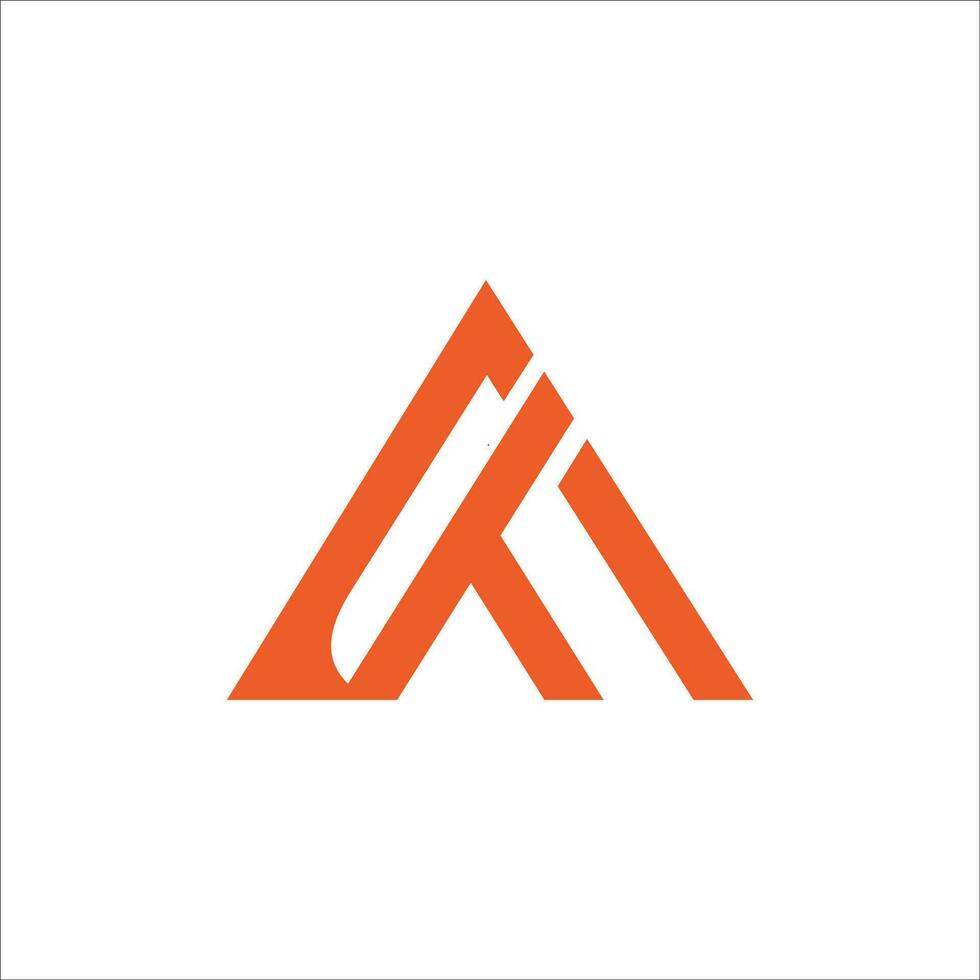 Initial letter at logo or ta logo vector design template