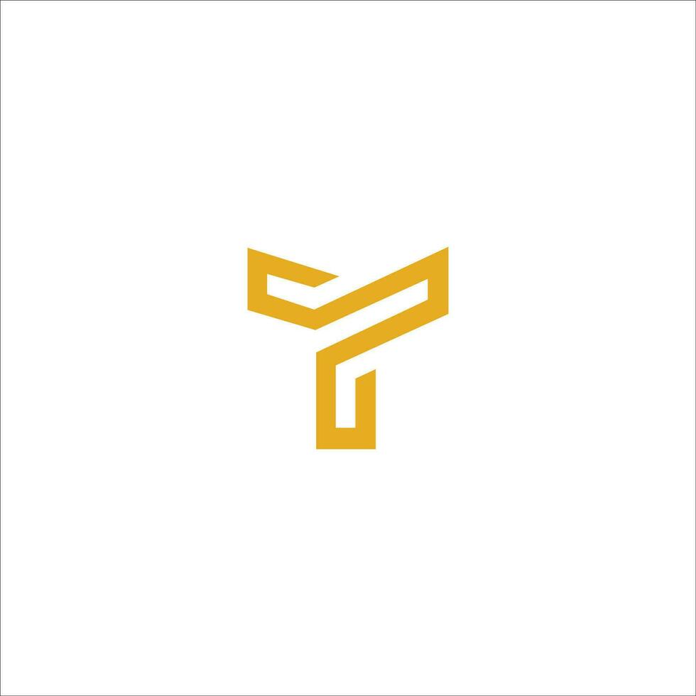 Initial letter t logo or tt logo vector design template