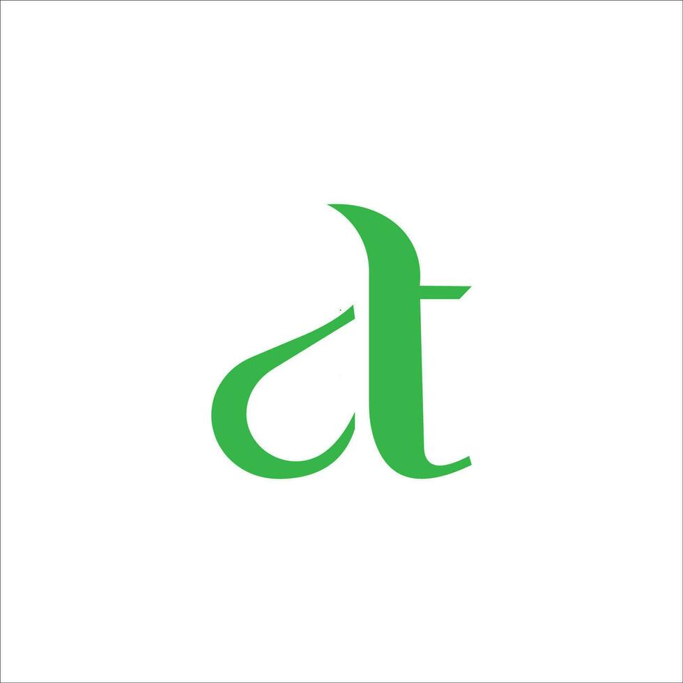 Initial letter at logo or ta logo vector design template