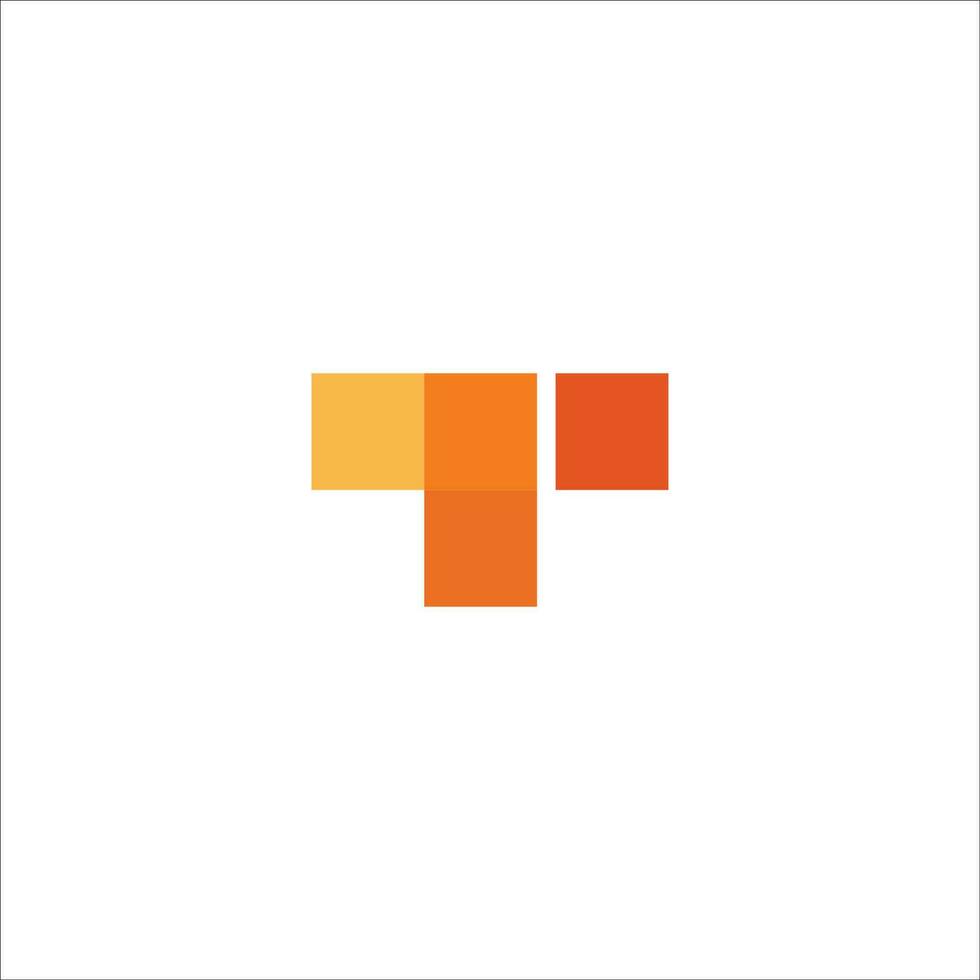 Initial letter t logo or tt logo vector design template