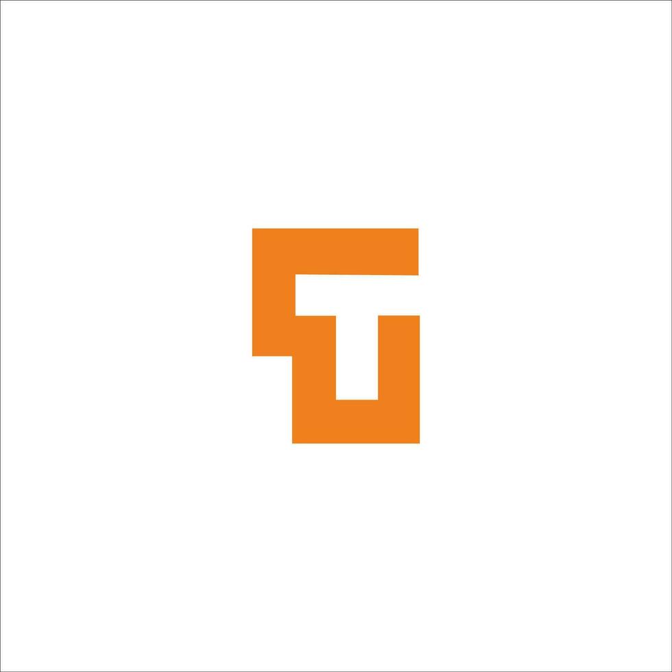 Initial letter t logo or tt logo vector design template
