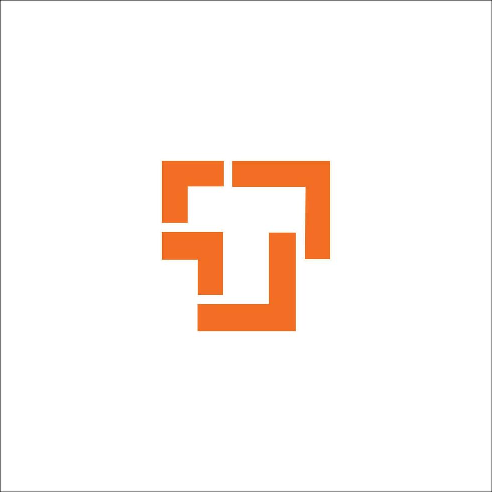Initial letter t logo or tt logo vector design template