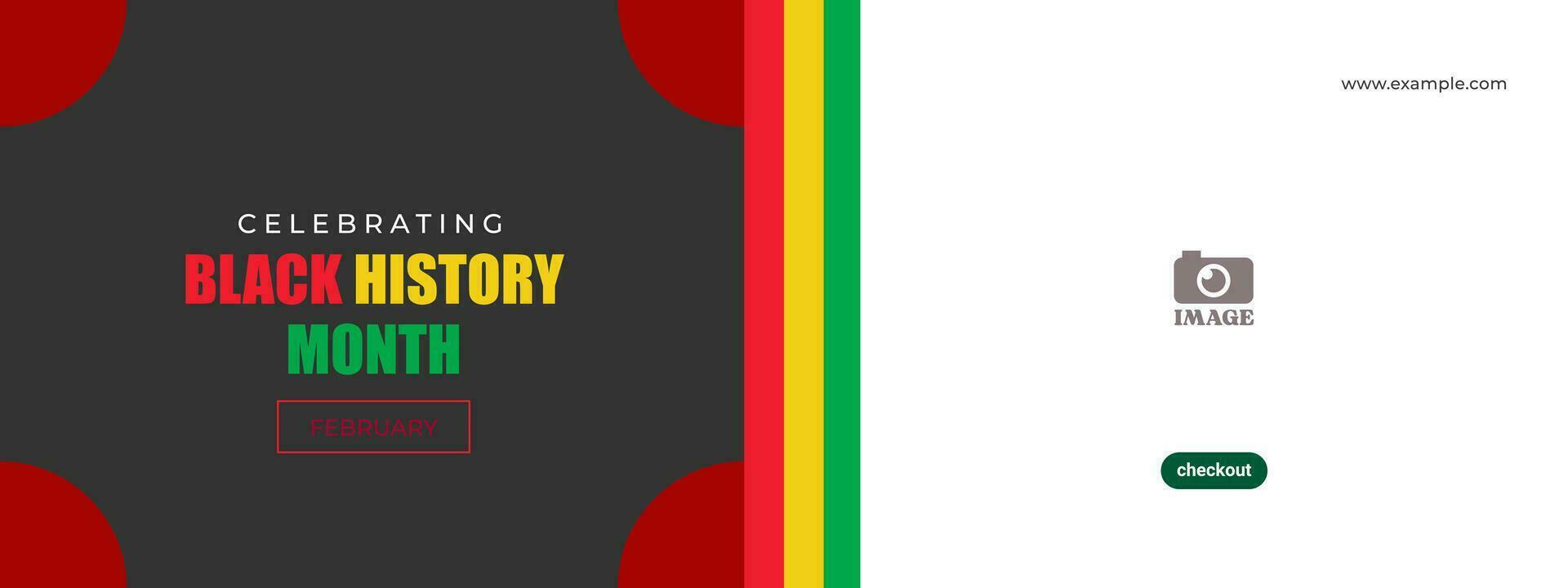 Black History Month. African American history, design for background, banner, poster vector
