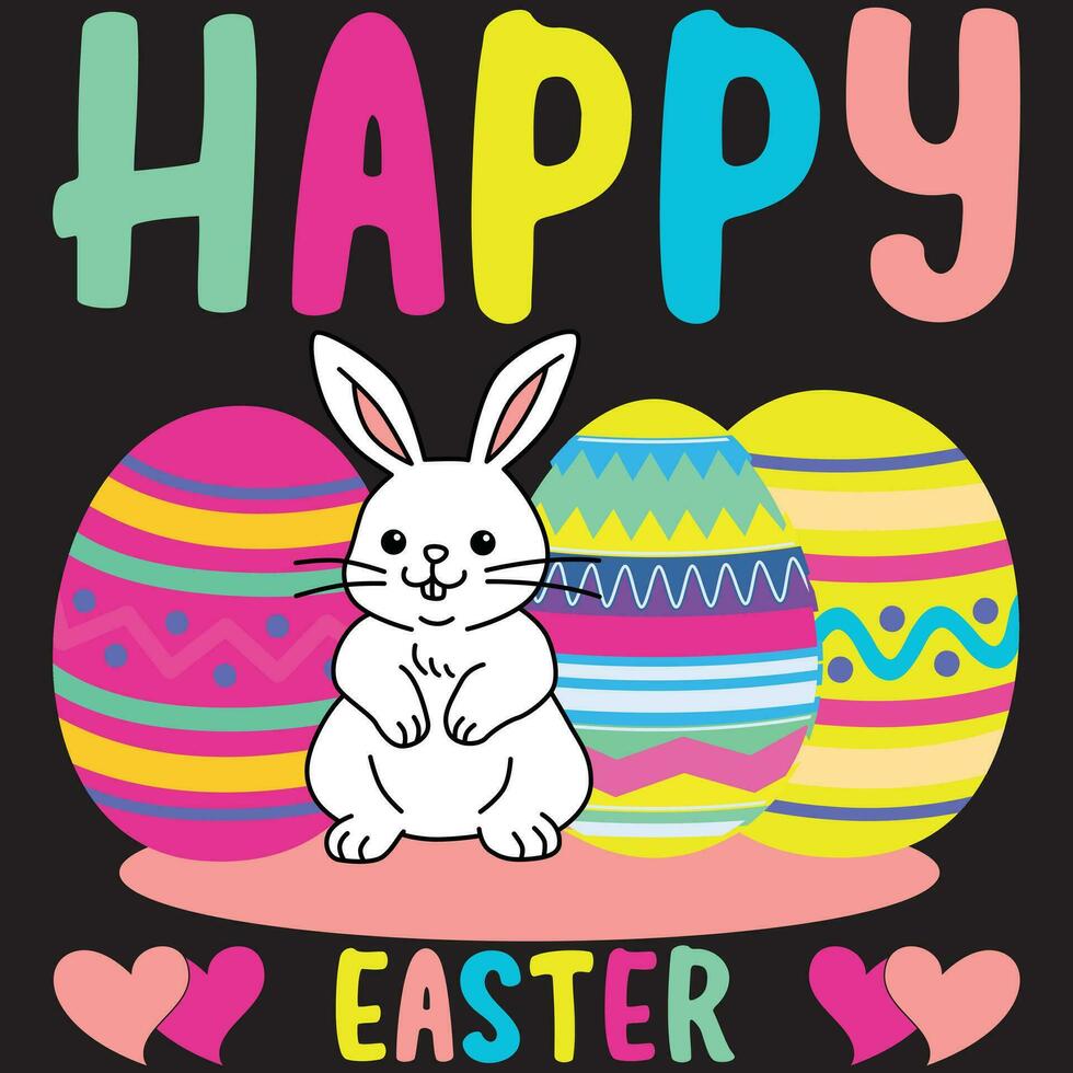 EASTER DAY T-SHIRT DESIGN vector