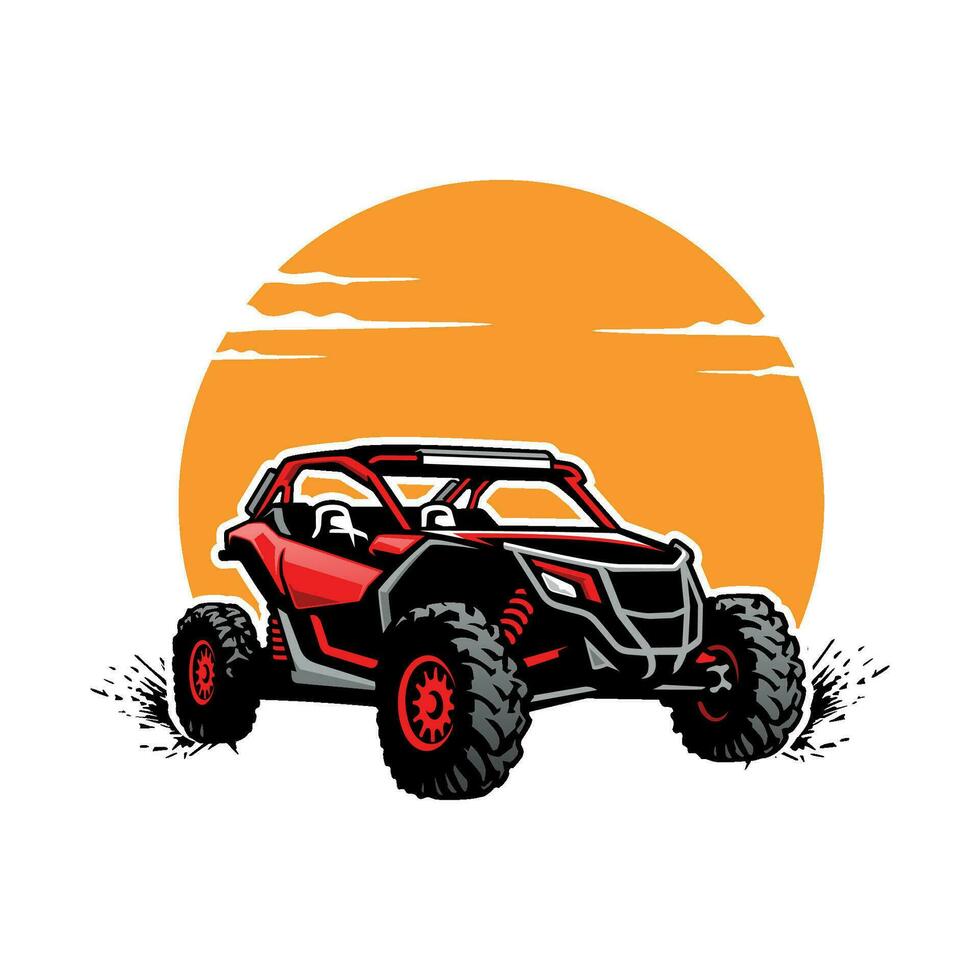 Adventure Vehicle Illustration Vector