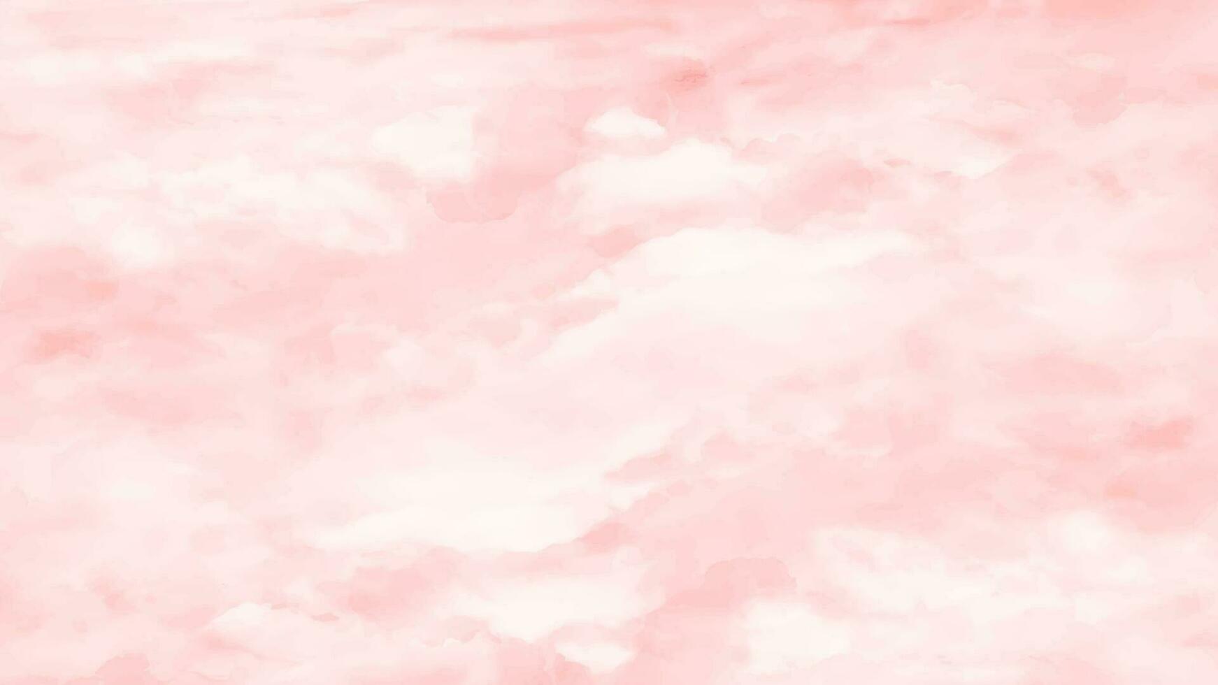 Abstract pink watercolor background. Pastel soft water color pattern vector