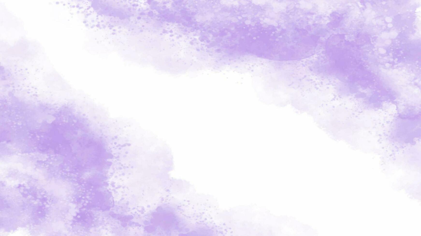 Abstract purple watercolor background. Pastel soft water color pattern vector