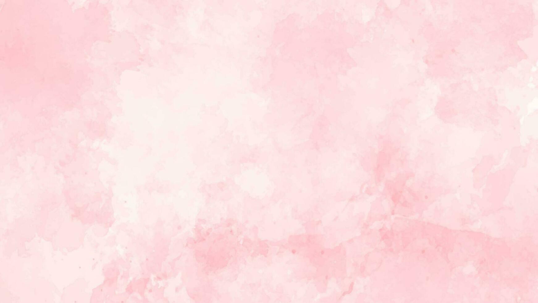 Abstract pink watercolor background. Pastel soft water color pattern vector