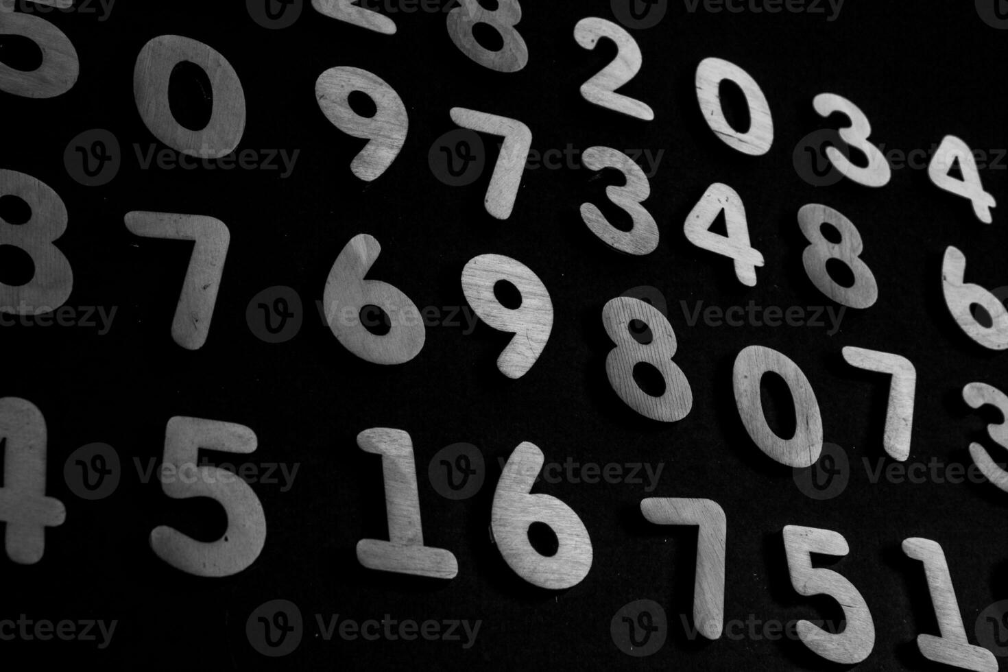 Background of numbers. from zero to nine. Numbers texture. Finance data concept. Matematic. Seamless pattern with numbers. financial crisis concept. Business success. photo