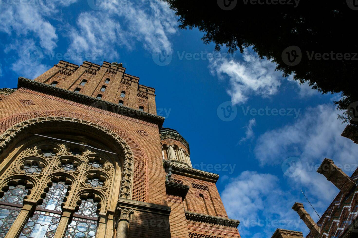 Architecture and streets of the old town. The historic architecture of Chernivtsi, Ukraine. Old city after the rain. photo