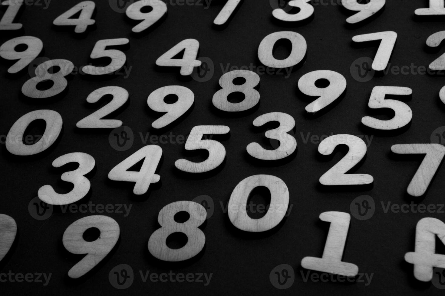 Background of numbers. from zero to nine. Numbers texture. Finance data concept. Matematic. Seamless pattern with numbers. financial crisis concept. Business success. photo