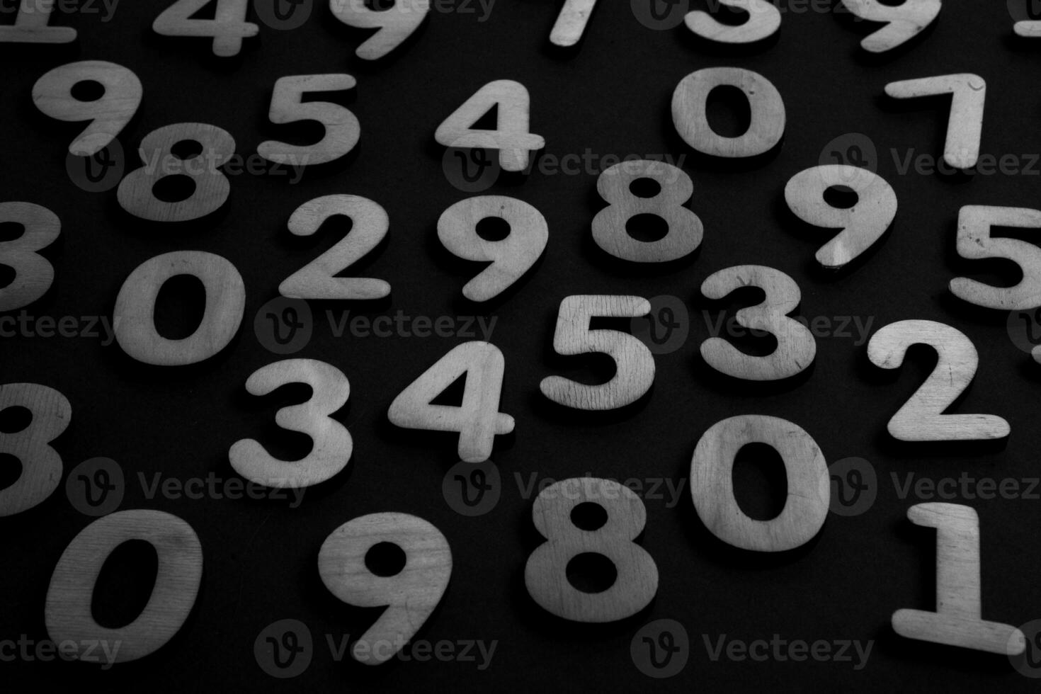 Background of numbers. from zero to nine. Numbers texture. Finance data concept. Matematic. Seamless pattern with numbers. financial crisis concept. Business success. photo