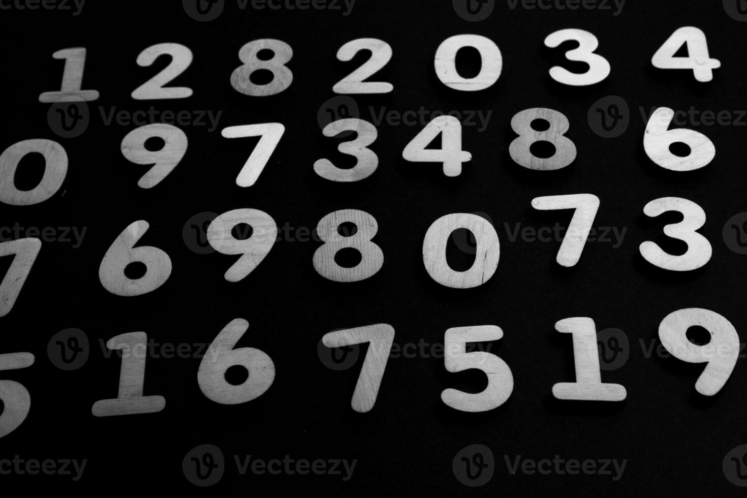 Background of numbers. from zero to nine. Numbers texture. Finance data concept. Matematic. Seamless pattern with numbers. financial crisis concept. Business success. photo