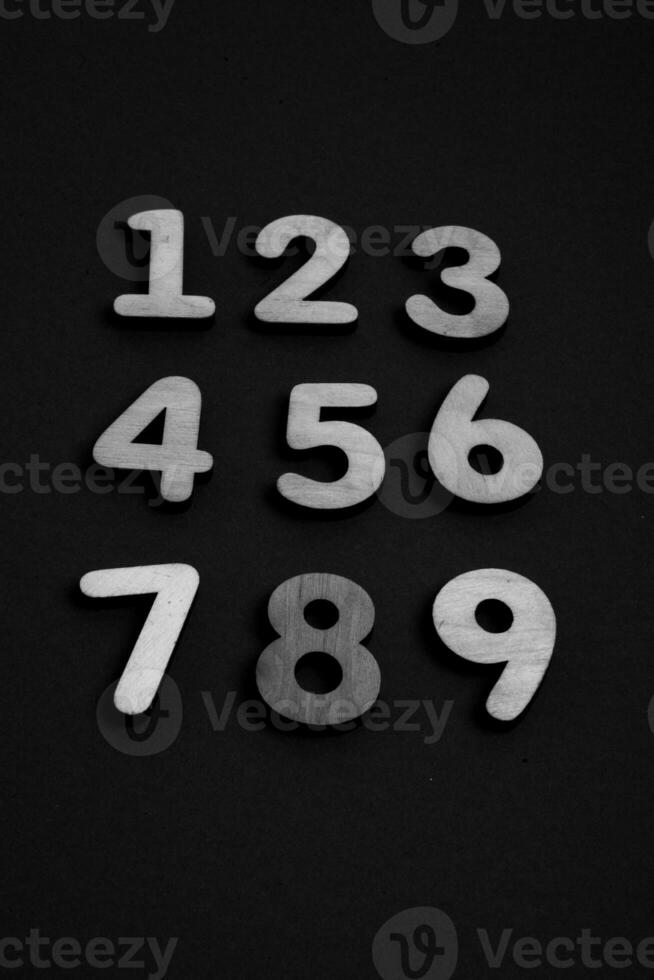 Background of numbers. from zero to nine. Numbers texture. Finance data concept. Matematic. Seamless pattern with numbers. financial crisis concept. Business success. photo