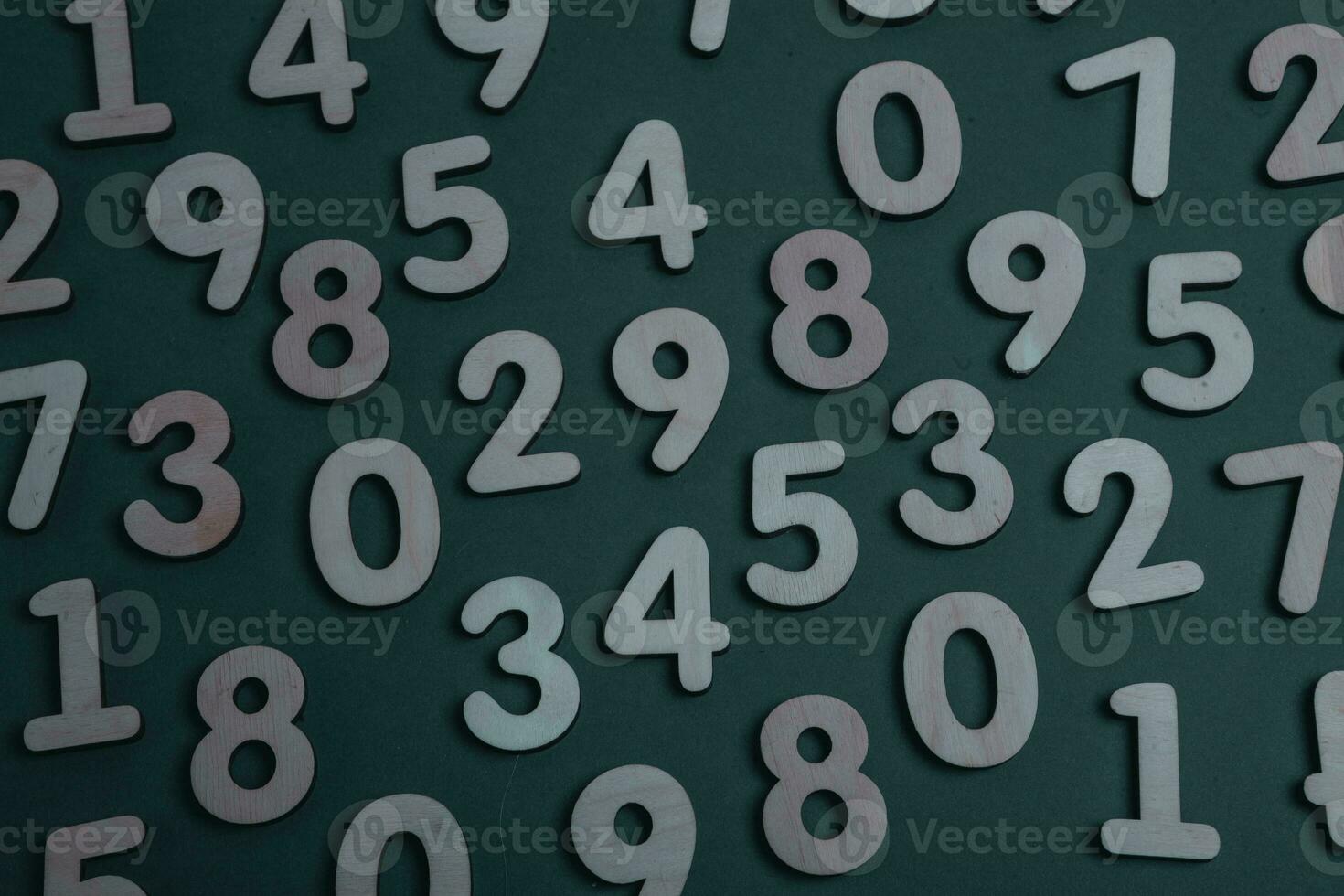 Background of numbers. from zero to nine. Numbers texture. Finance data concept. Matematic. Seamless pattern with numbers. financial crisis concept. Business success. photo
