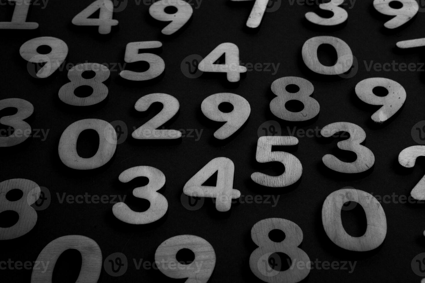 Background of numbers. from zero to nine. Numbers texture. Finance data concept. Matematic. Seamless pattern with numbers. financial crisis concept. Business success. photo