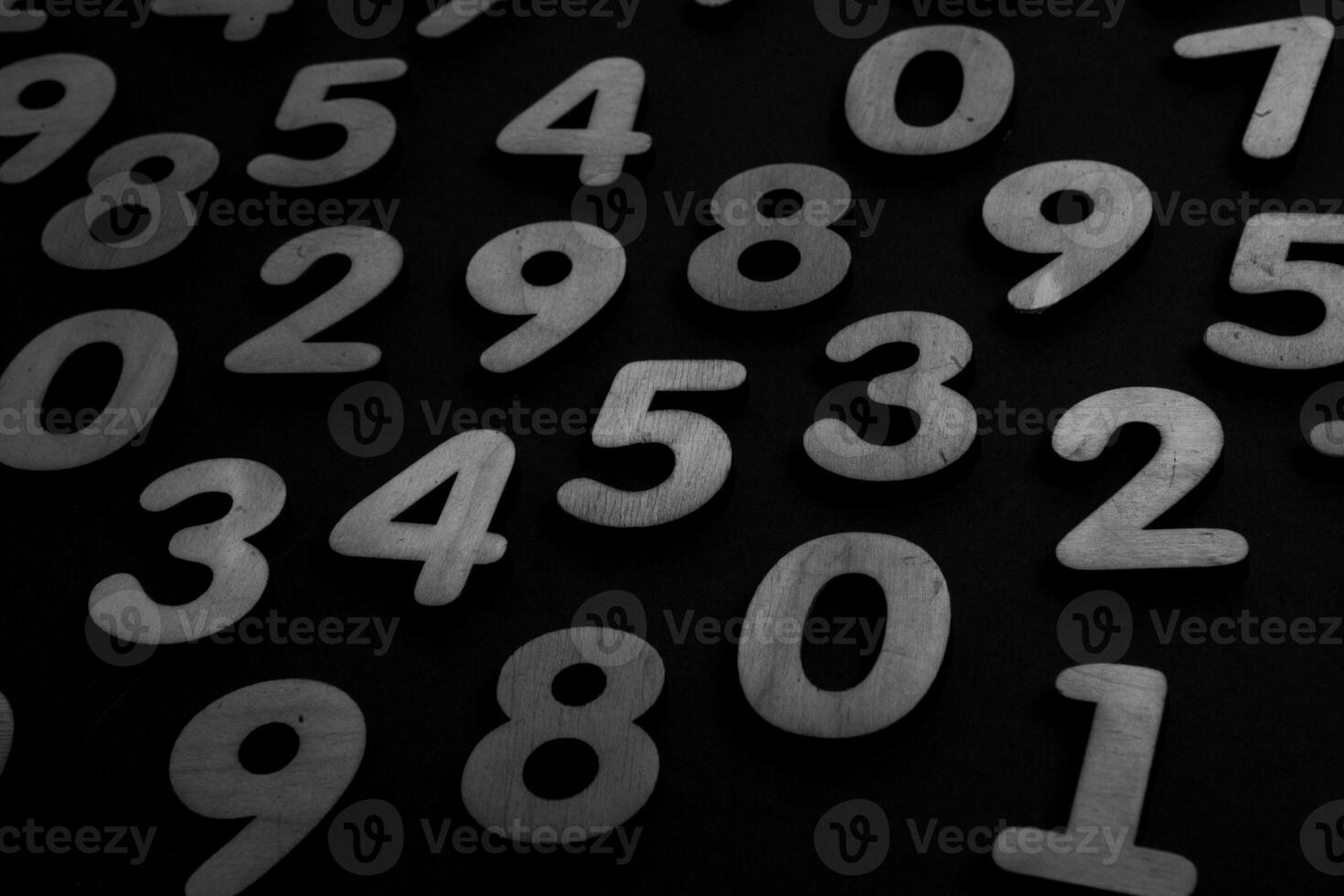 Background of numbers. from zero to nine. Numbers texture. Finance data concept. Matematic. Seamless pattern with numbers. financial crisis concept. Business success. photo