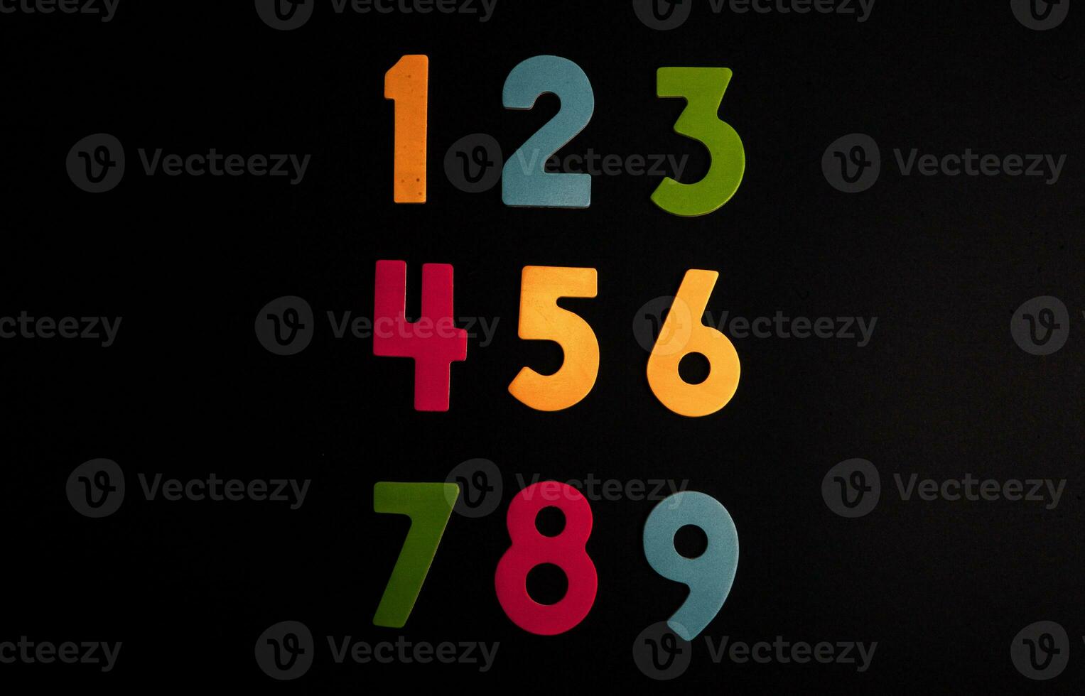 Background of numbers. from zero to nine. Numbers texture. Finance data concept. Matematic. Seamless pattern with numbers. financial crisis concept. Business success. photo
