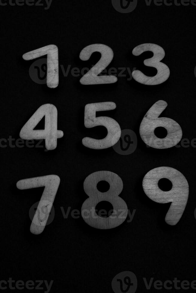 Background of numbers. from zero to nine. Numbers texture. Finance data concept. Matematic. Seamless pattern with numbers. financial crisis concept. Business success. photo