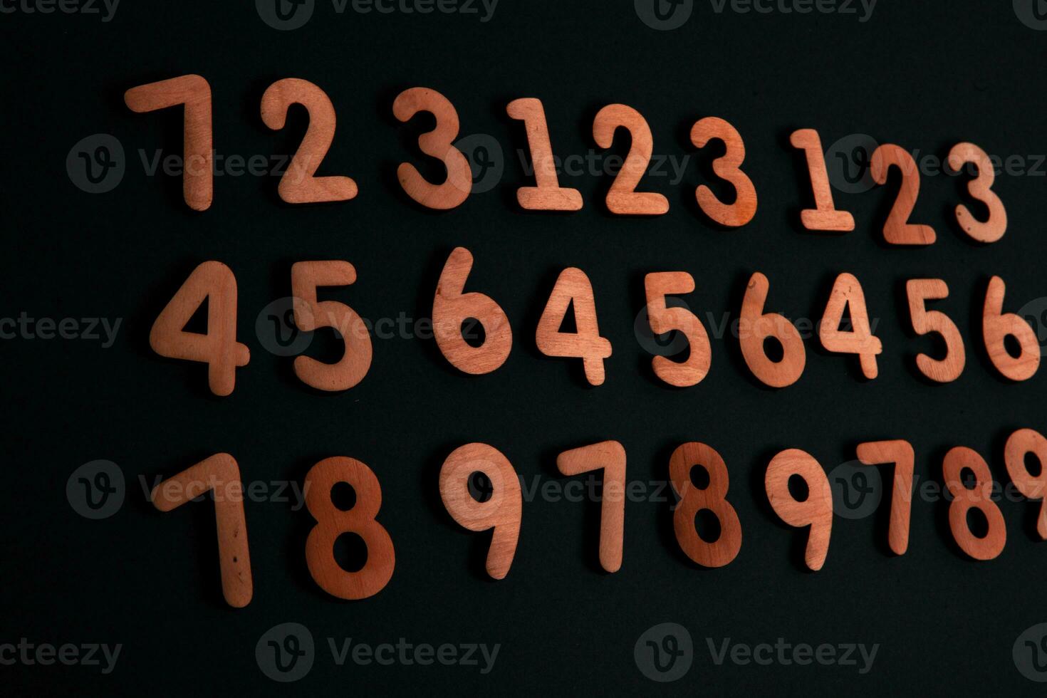 Background or texture of numbers. Finance data concept. Mathematic. Banking or currency. Business and economic growth. photo