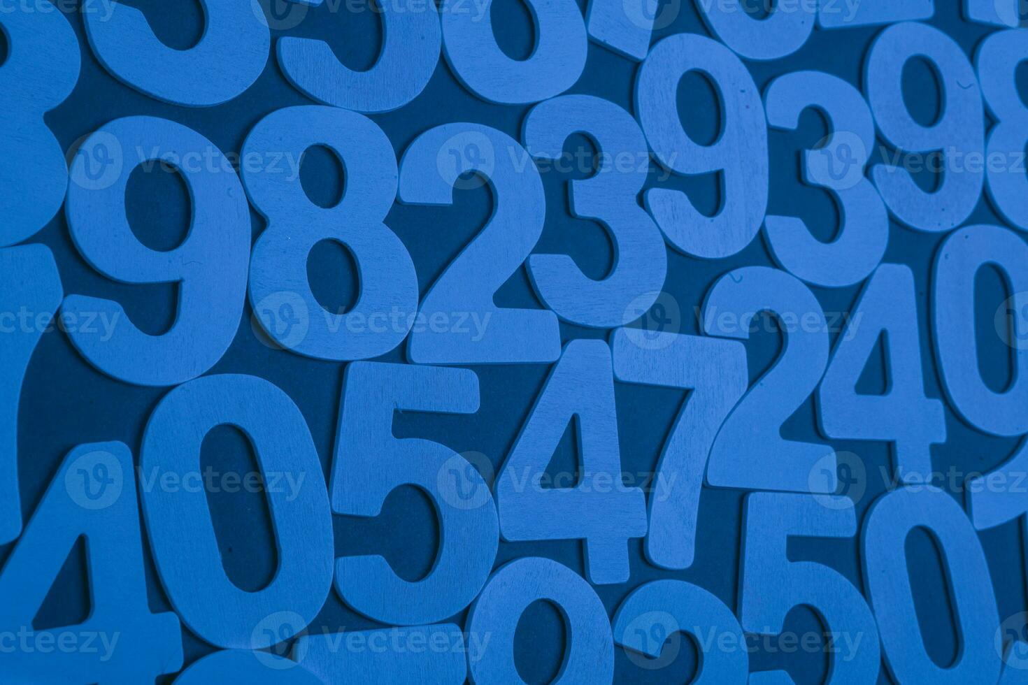 Background of numbers. from zero to nine. Numbers texture. Finance data concept. Matematic. Seamless pattern with numbers. financial crisis concept. Business success. photo