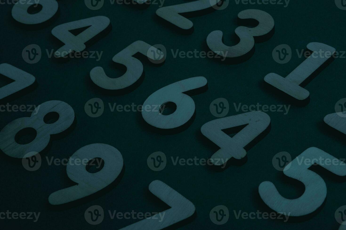 Background or texture of numbers. Finance data concept. Mathematic. Banking or currency. Business and economic growth. photo