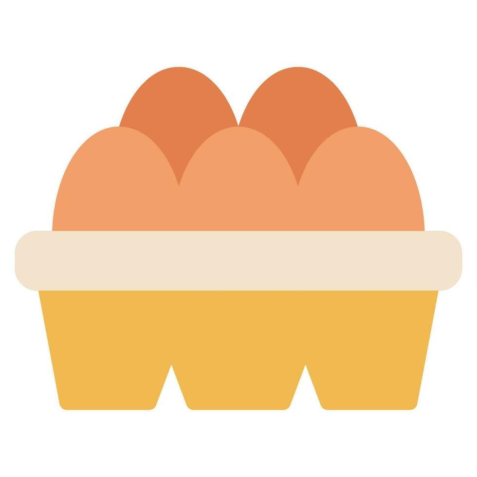 Egg Carton Grocery object illustration vector