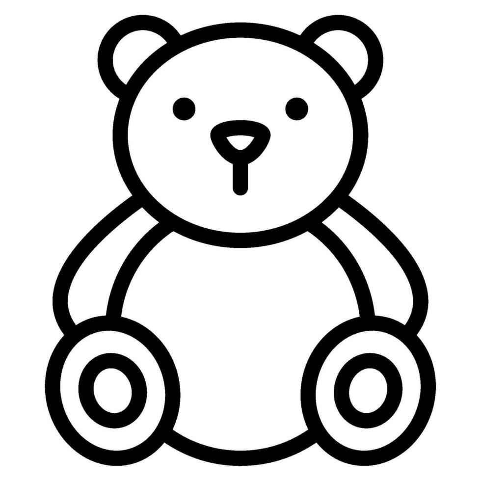 Teddy Bear object illustration vector