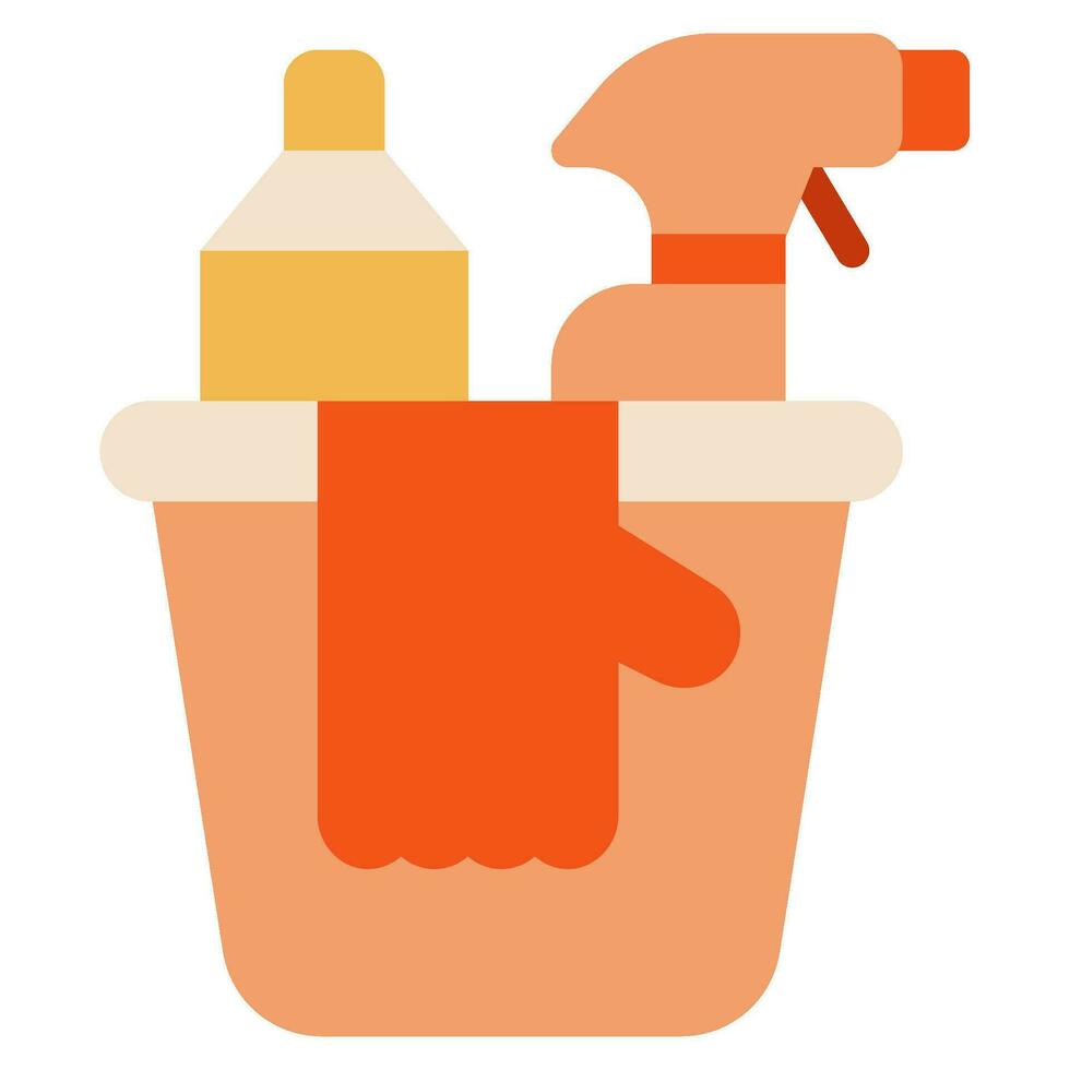 Cleaning Tools Grocery object illustration vector