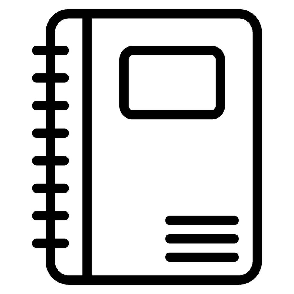 Notebook object illustration vector