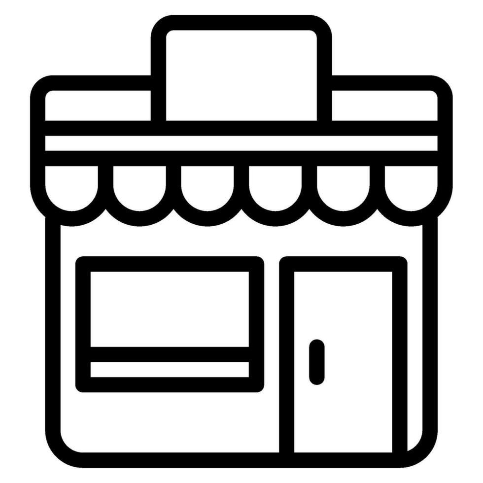 supermercado tienda de comestibles objeto ilustración vector