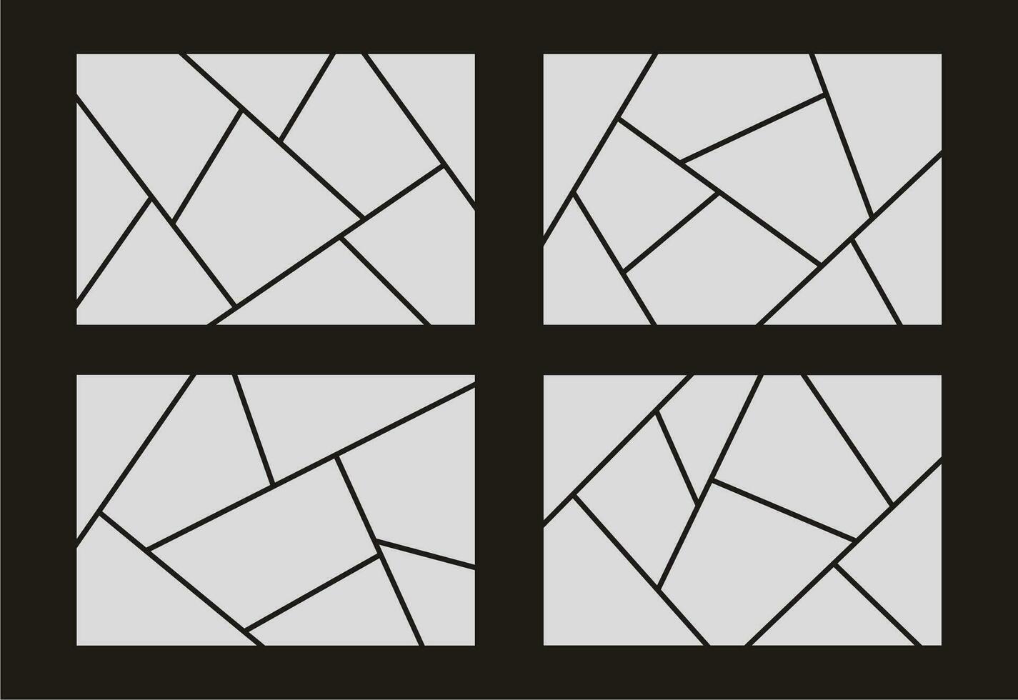 Pictures or photos frame collage. comics page grid layout abstract photo frames and digital photo wall template vector