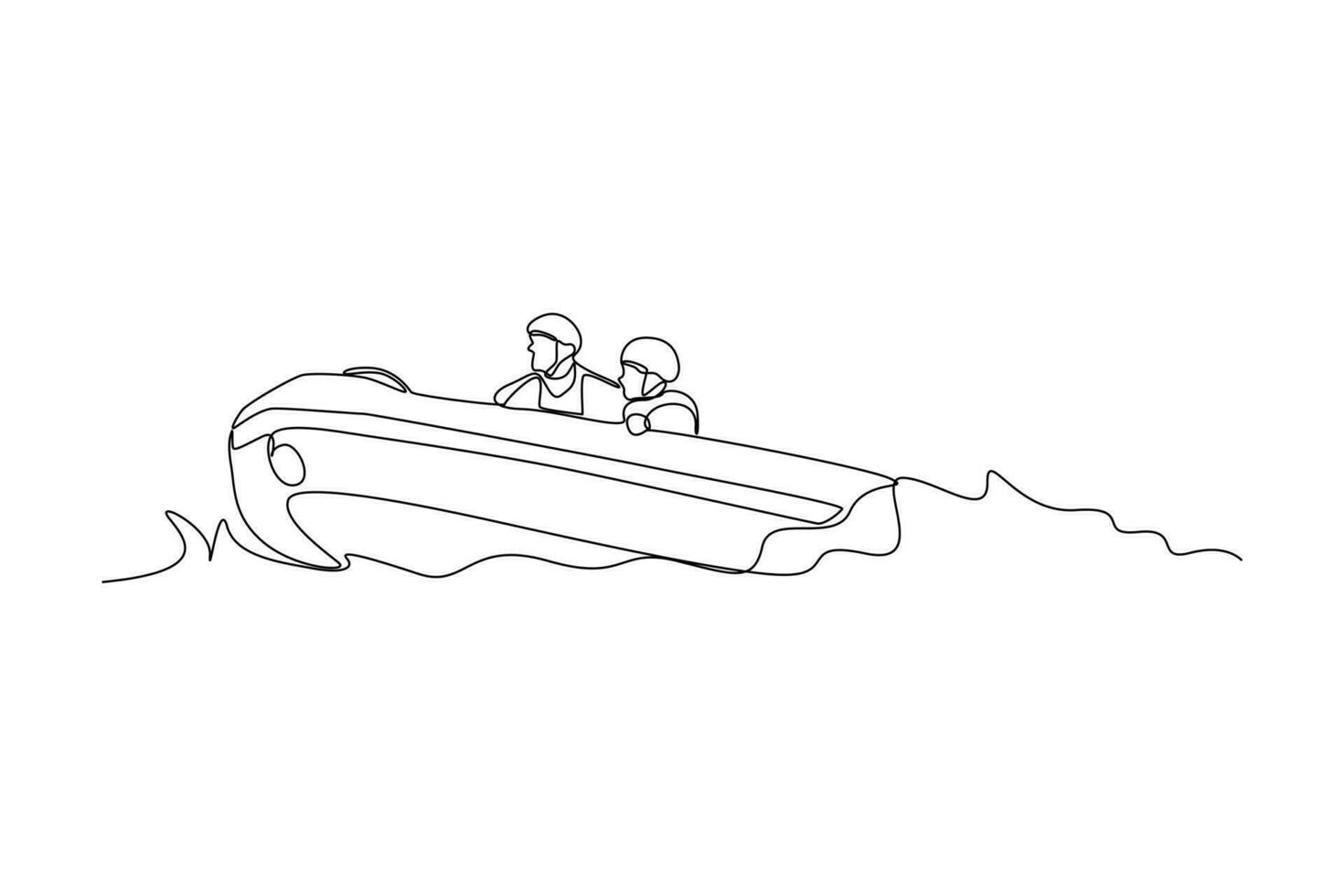 One continuous line drawing of First aid, emergency concept. Doodle vector illustration in simple linear style.