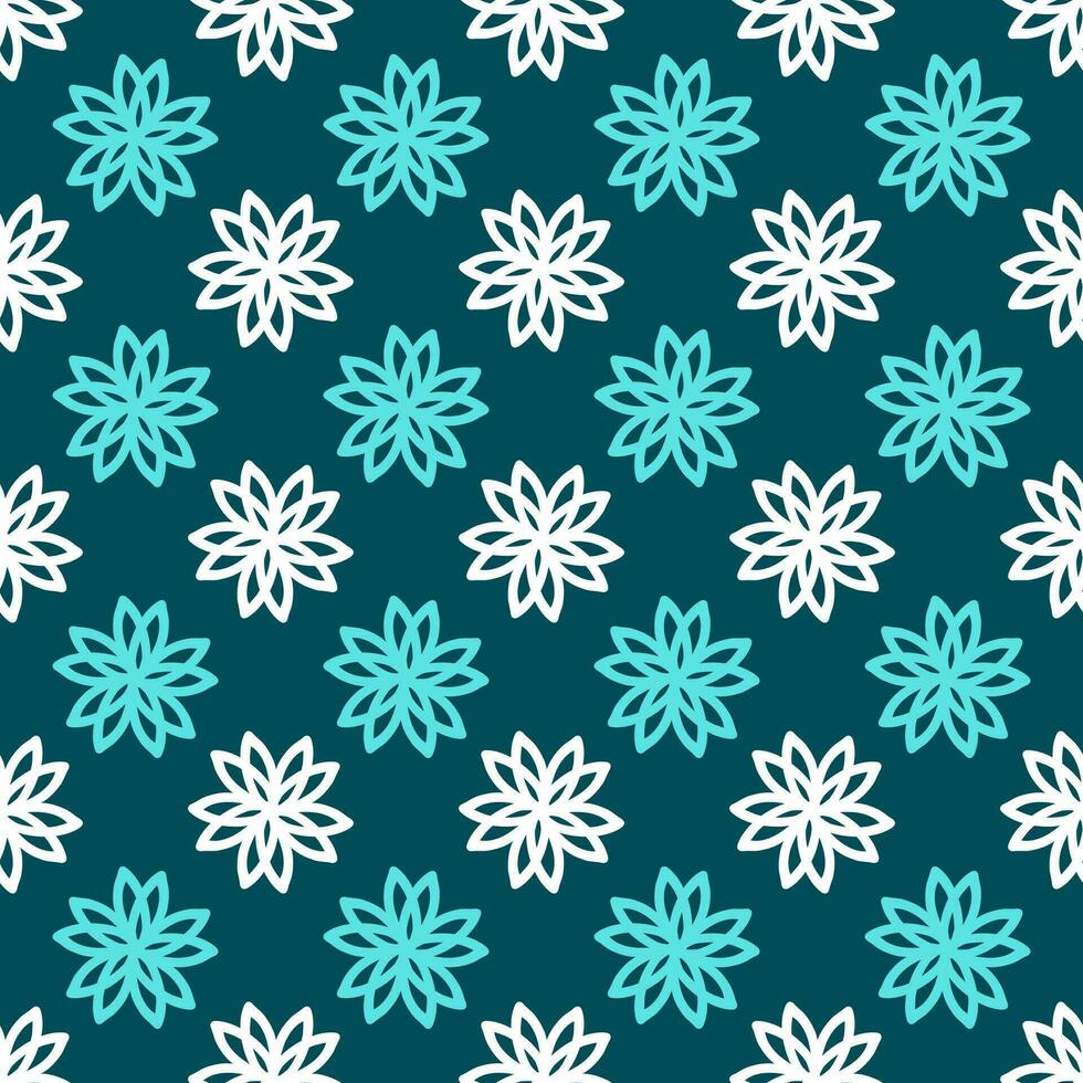 Floral surface pattern design for wrapping paper, packaging, fabrics, textiles vector