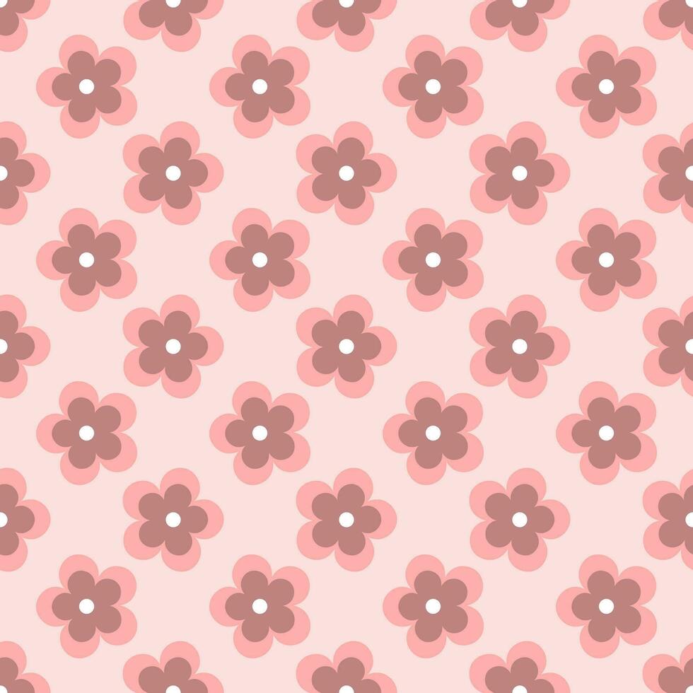 Floral surface pattern design for wrapping paper, packaging, fabrics, textiles vector
